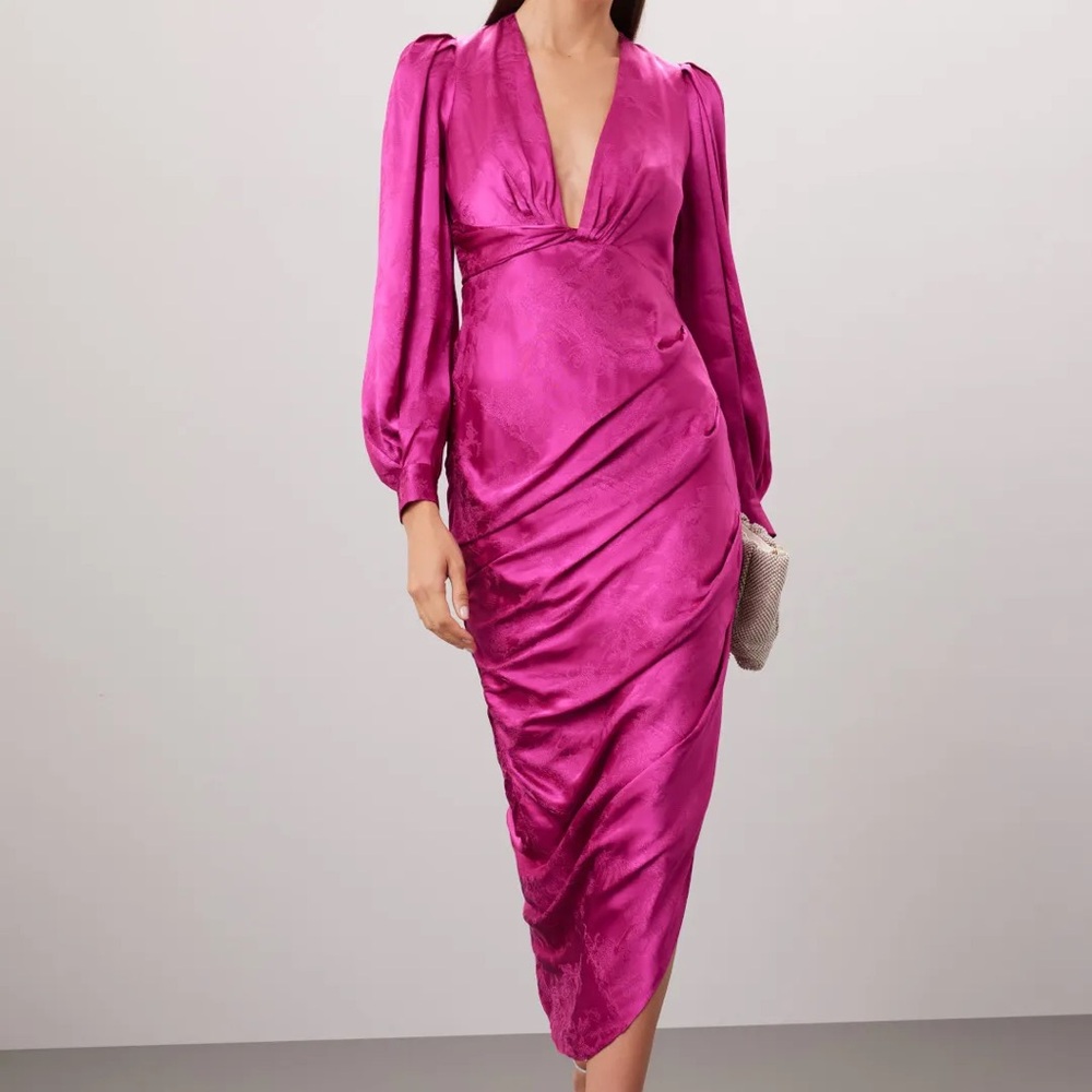 One 33 Social Long Sleeve Pink Dress
